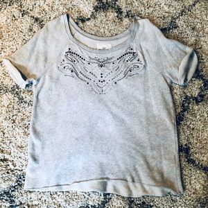 H&M Studded Detailed Top